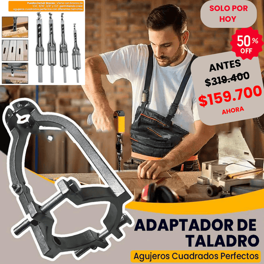 🔥ADAPTADOR DE BROCAS: Precisión en cada perforación