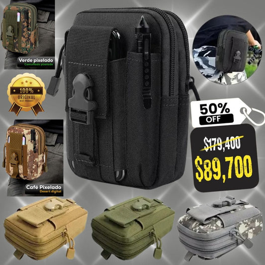 ProtecTack® Bolso táctico, seguro y resistente al agua.