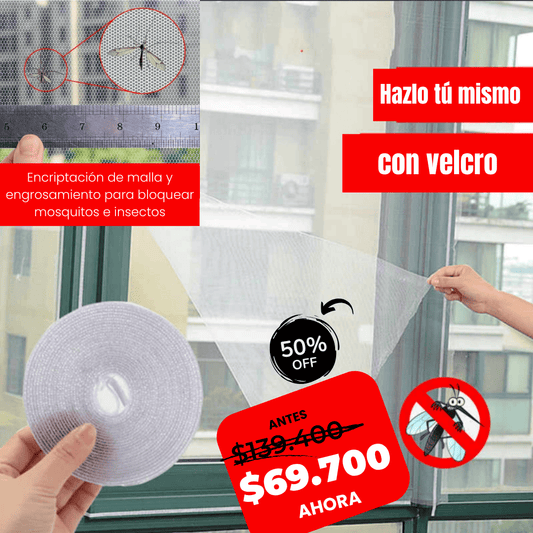 Magic Mesh® Cortina, Malla Mosquitera Para Ventana 🪟🦟